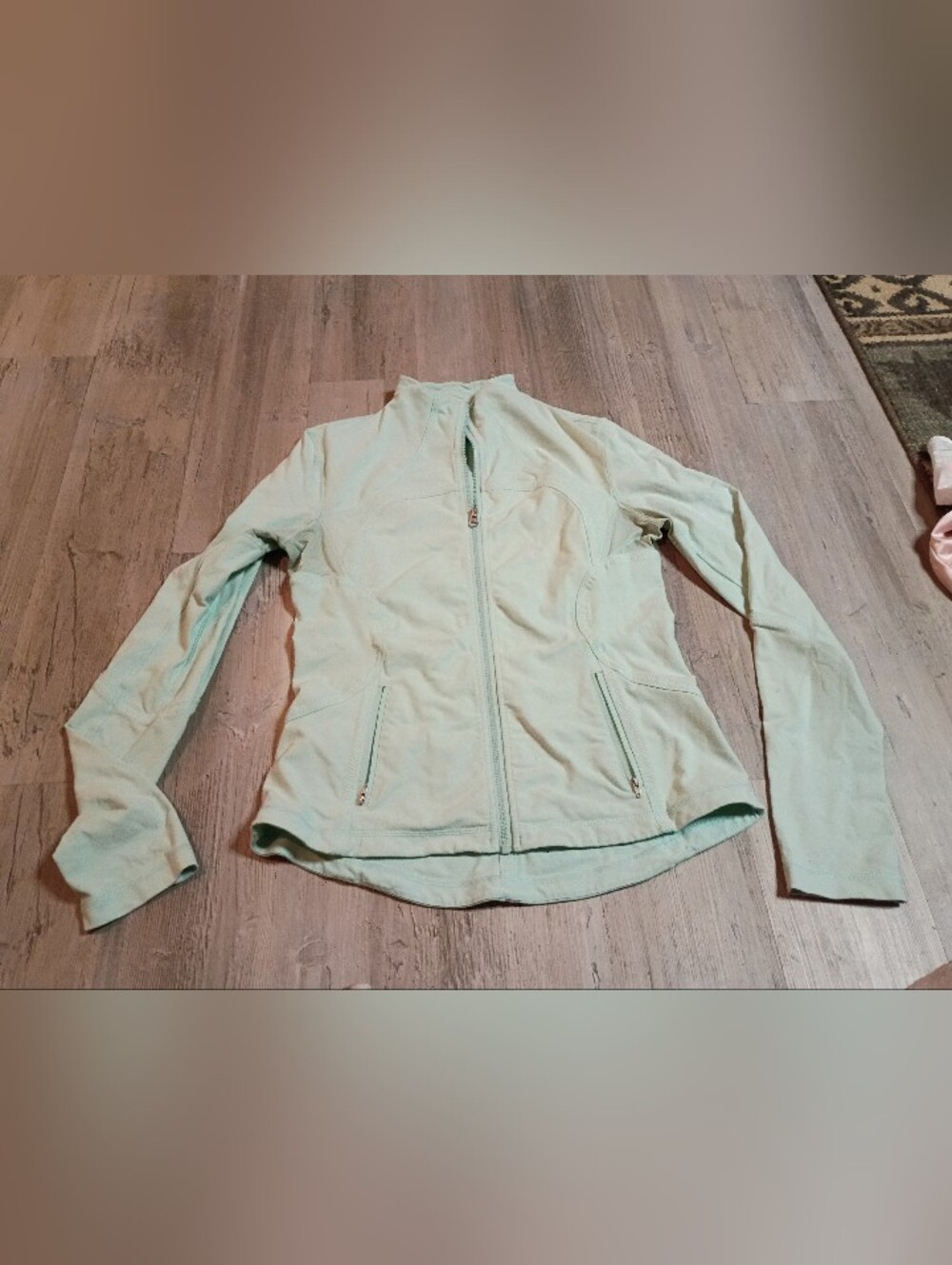 lululemon athletica Light Mint Full-Zip Athletic Jacket